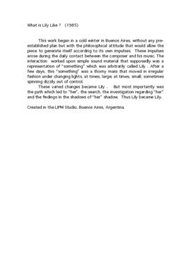Nota de Programa (inglés)