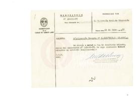 Memorandum Nº 36-DGE-77