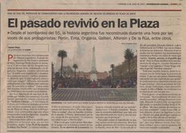 El pasado revivó en la plaza