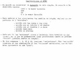 Instrucciones para un mimo