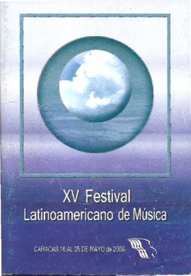 XV FESTIVAL - Una carta