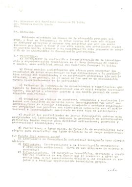 Carta al director del ITDT