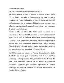 Entrevista a Elsa Justel -IECE