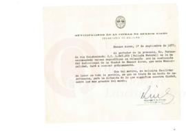 permiso para la realización del Audiovisual Ciudad de Buenos Aires
