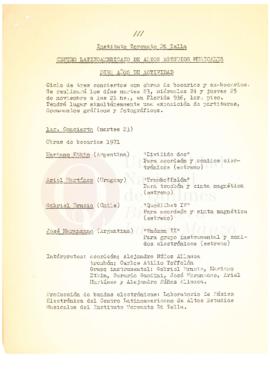 Centro Latinoamericano de Altos Estudios Musicales. Diez Años