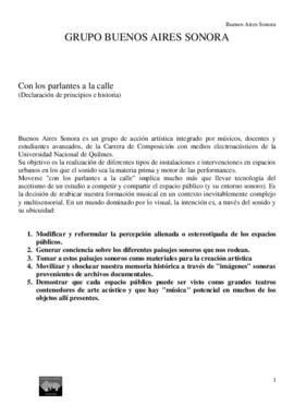 Declaración de principios