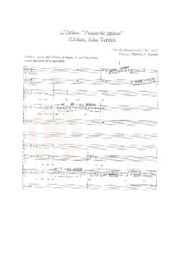 L'Orfeo: "Possente spirto" (Orfeo, Atto Terzo)