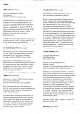 [La ilusion sensible.Concierto monográfico. Mar del Plata]